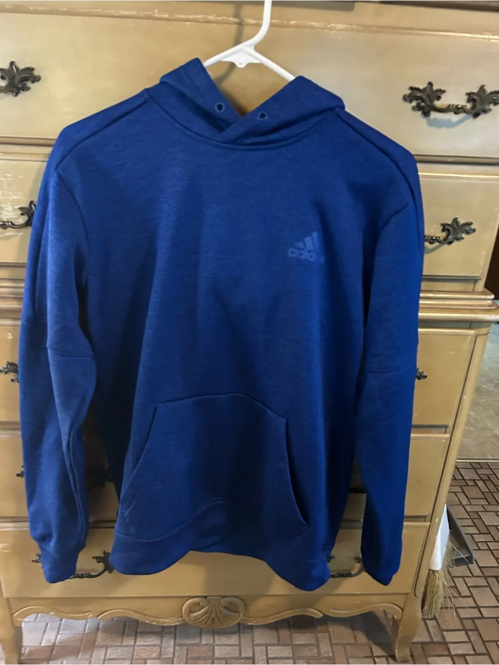 Adidas boy’s Blue Performance Hoodie